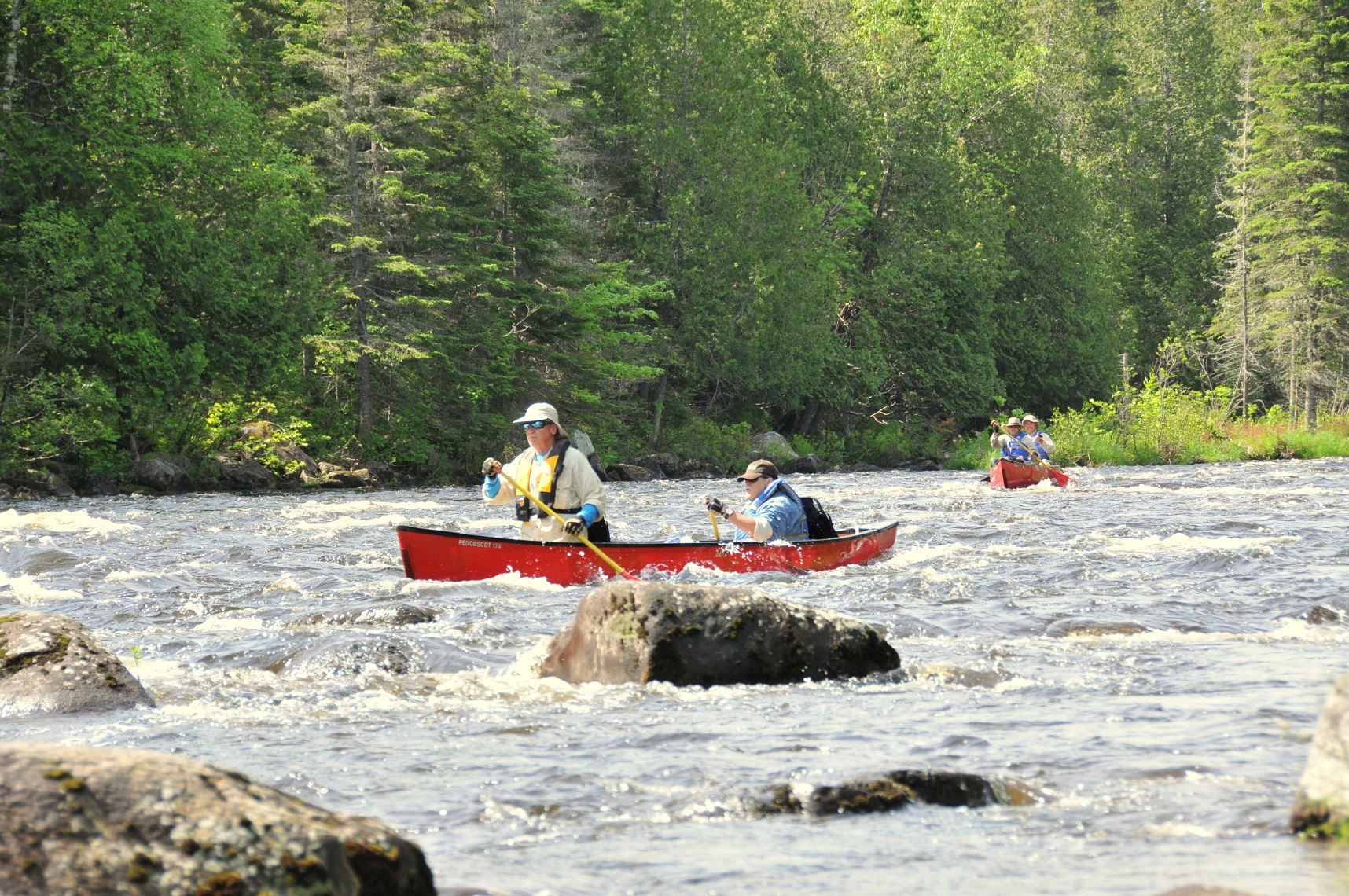 Tips For Traveling The Allagash In Summer Allagash Wilderness   Chase Rapids 